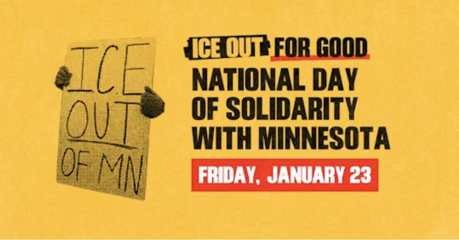 On a cold but beautiful winter day, people gathered around to hear our next governor speak about service